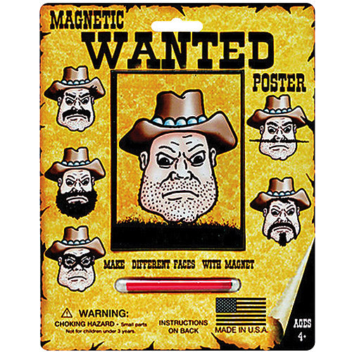 Wholesale Magnetic Personalities -Wanted Poster(10x$2.54)
