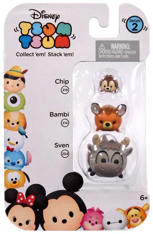 Tsum Tsum 3-Pack Figures: Sven/Bambi/Chip