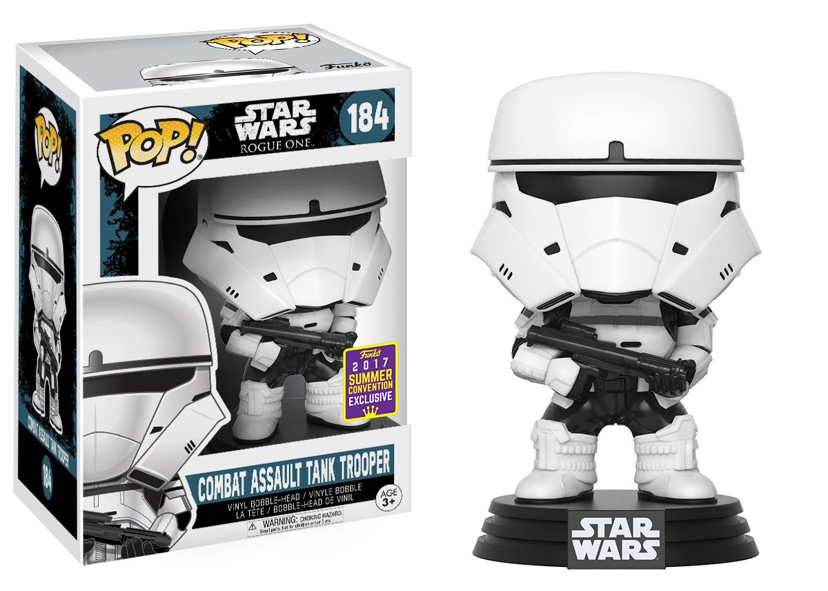 Star Wars Combat Assault Tank Trooper SDCC 2017 Convention Funko Pop