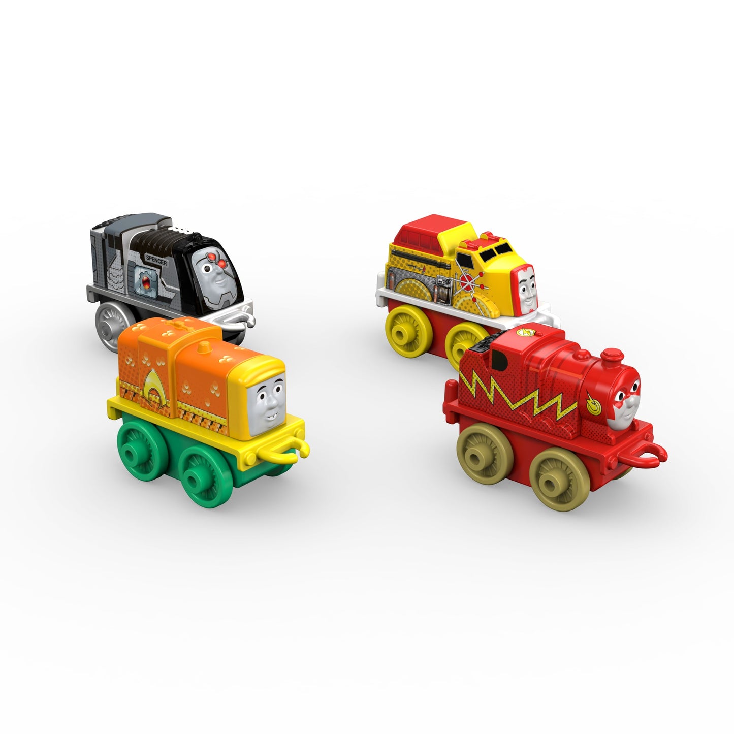 Fisherprice Thomas & Friends Minis, Dc Super Friends #3 (4Pack)