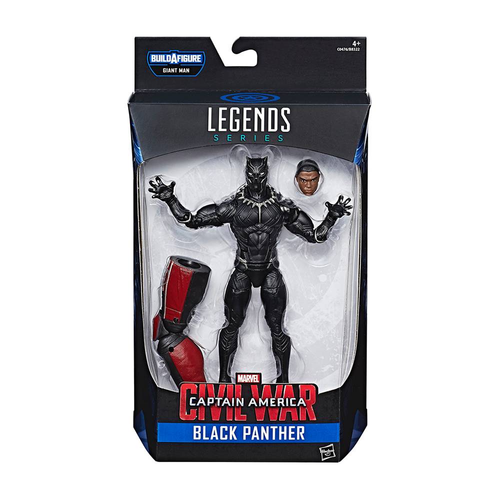 Black Panther Marvel Civil War Legends Series 6 Pulg