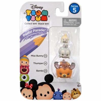 Disney Tsum Tsum Series 5 Pastel Parade Miss Bunny  Thumper & Bambi Mini Figures  3 Pack