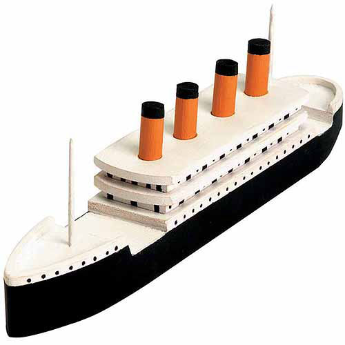 Darice 9178-91 Wooden Titanic Model Kit