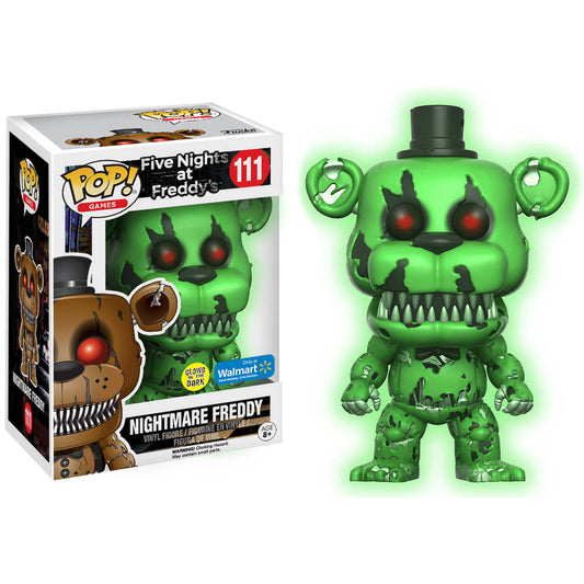 POP Games: Five Night S at Freddy S Glow in the Dark Nightmare Freddy Walmart Exclusive