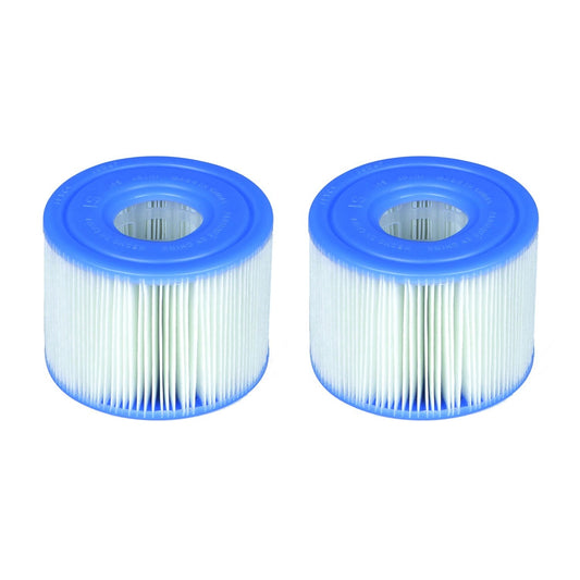 Intex 29001E PureSpa Type S1 Easy Set Hot Tub Spa Filter Replacement Cartridge  2 Pack