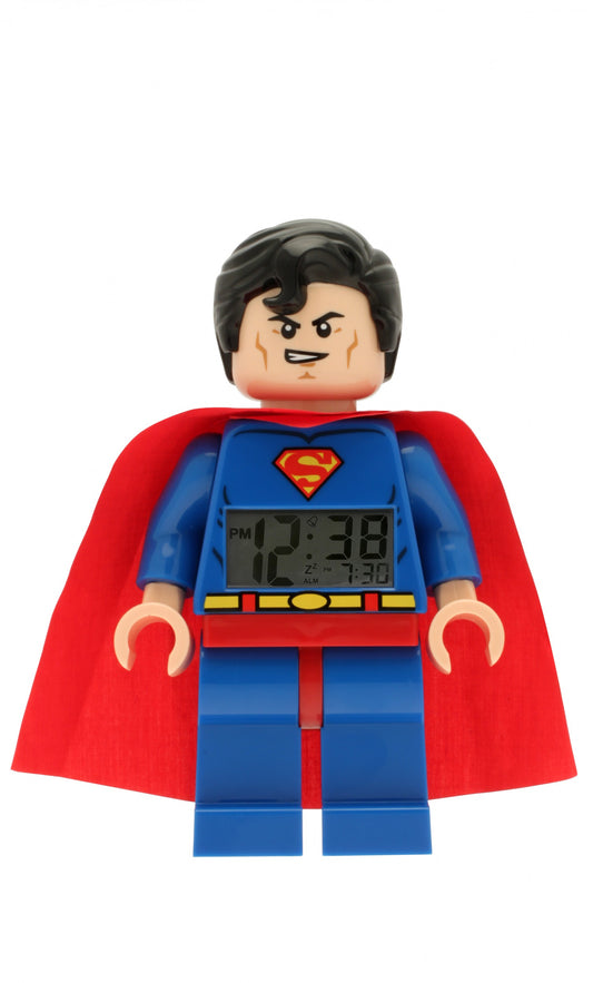 LEGO Kids Super Heroes Superman Alarm Clock, One Size, Multiple Colors