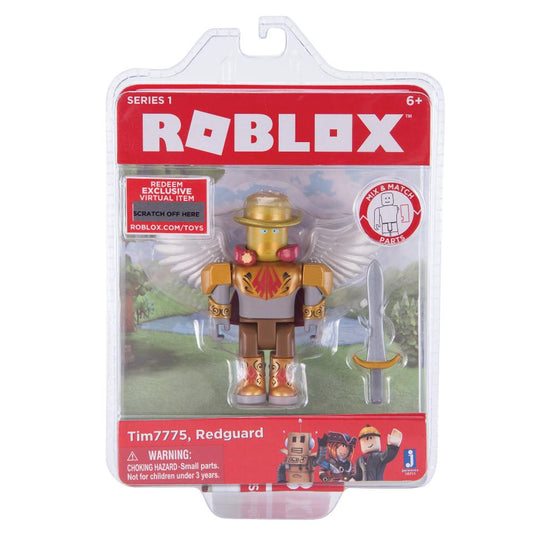 Roblox Action Collection - Tim7775 Redguard Figure Pack [Includes Exclusive Virtual Item]