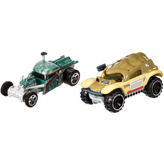 Hot Wheels Star Wars Boba Fett & Bossk Character Car 2-pack