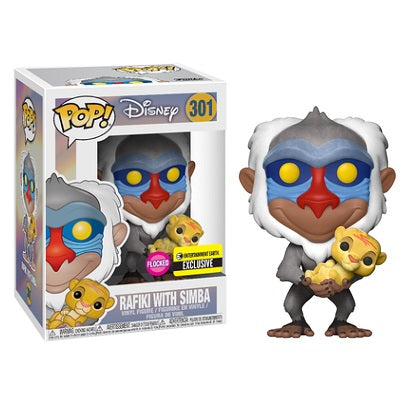 Funko Disney - the Lion King Pop Vinyl Collection - Figure 301 Rafiki Featuring Simba  9 Cm  24570
